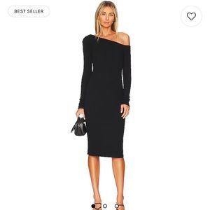 Enza costa off the shoulder, long sleeve dress